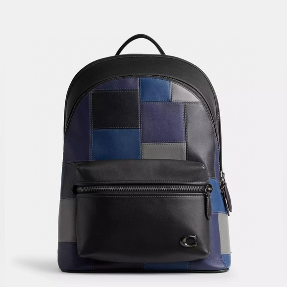 NWT $650 Coach Men’s Charter Patchwork Smooth Leather Backpack - Picture 1 of 8